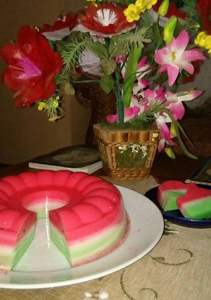 Foto resep Puding semangka ala ala