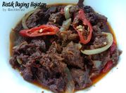 Gambar bistik daging sapi hajatan