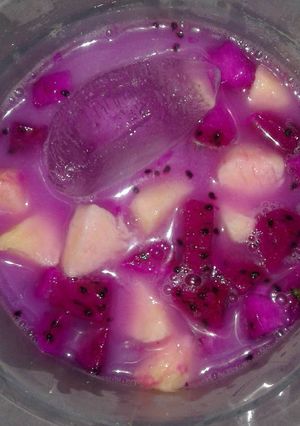 Foto resep Es tape pitaya
