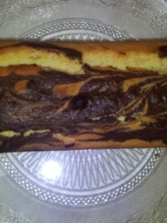 صورة لوصفة كيكة رخامية