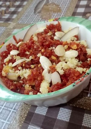 A picture of Gajar Ka halwa🤤.