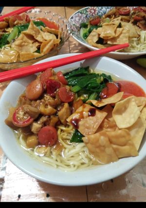 Foto resep Mie jamur ala mie ayam