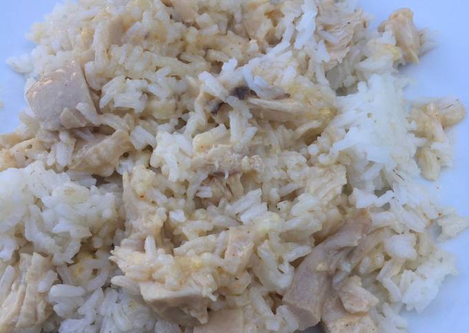 Steps to Prepare Speedy Casserole of rice and chicken