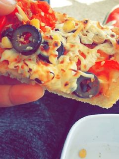صورة لوصفة بيتزا