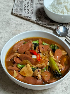Foto resep Ayam Sosis Lada Hitam