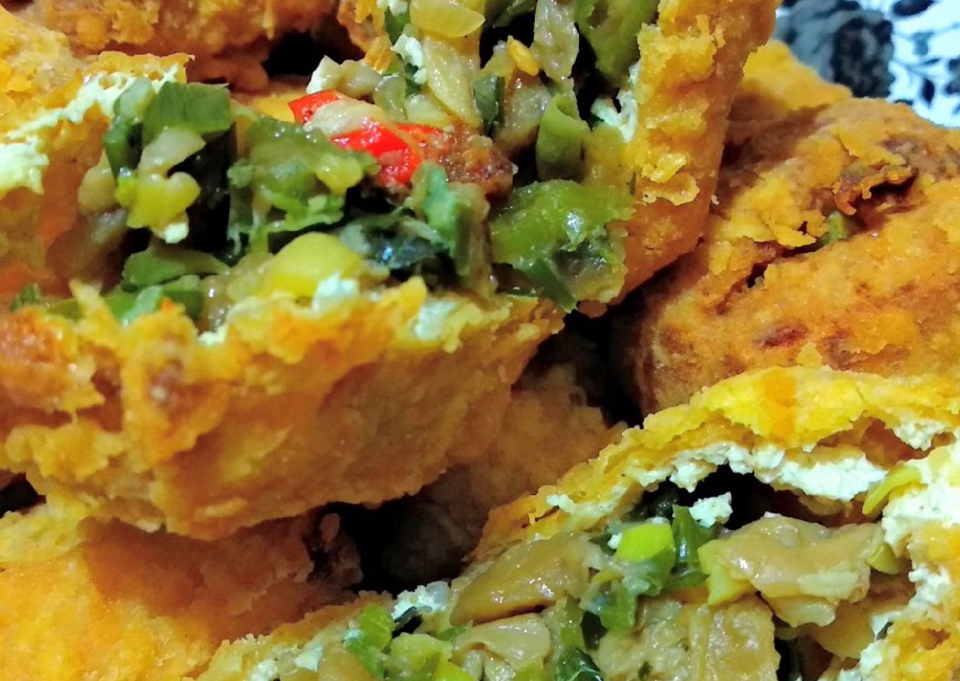 Tahu Crispy Isi Jamur+Buncis Arabian renyah, enak, dan sehat