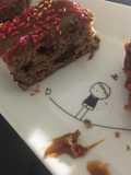 Budín de manzanita cuadrado en flyp