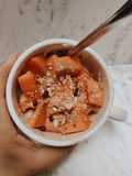 Papaya y arándanos Bowl con pudding de Chía y granola de cacao 🧑‍🍳