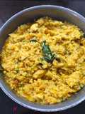 Arroz con pollo y verduras de temporada