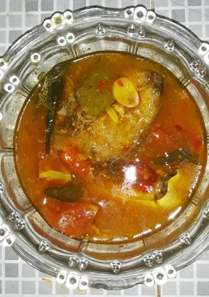 Foto resep Ikan Kuwe Kuah Asam Pedas Daun Kari