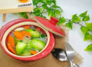 Foto resep Sayur Bening Oyong (Gambas) dan Wortel