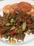Mix de carnes con vegetales