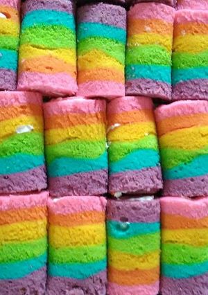Foto resep Roll rainbow