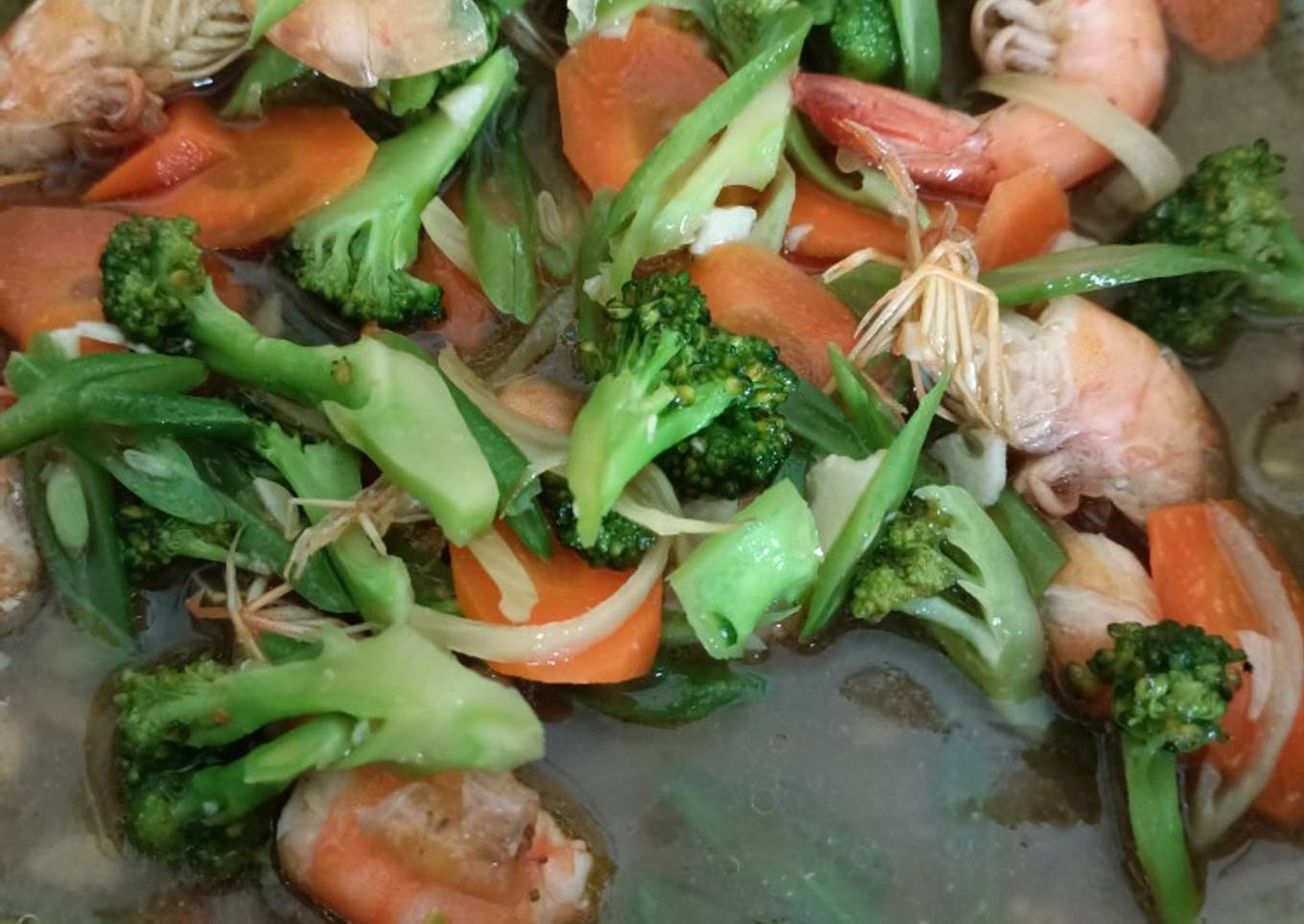 Tumis Udang Sayur