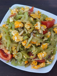 Foto resep Tumis Labu Siam Telur Orak Arik