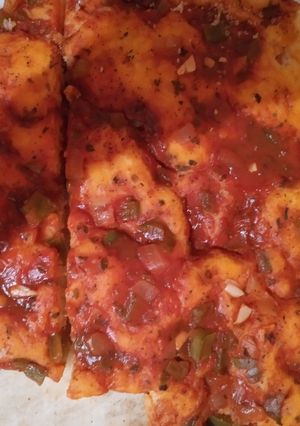 Una foto de Pizza casera