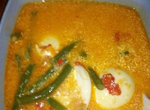 Foto resep Kari pedas telor n kacang panjang
