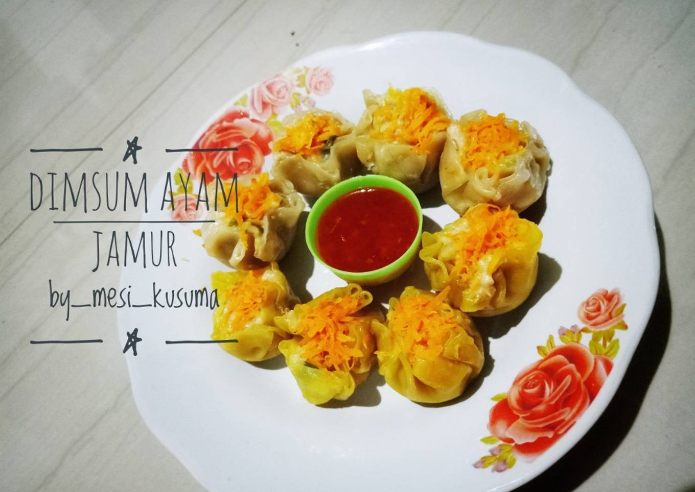 Tips Membuat 40. Dimsum ayam jamur Sederhana dan Praktis
