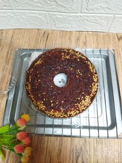 Foto resep Bolu karamel atau kue sarang semut