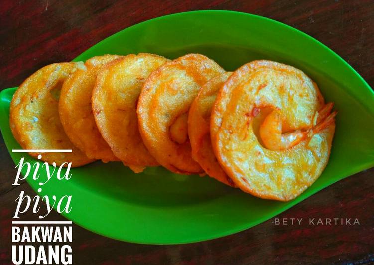 Cara Gampang Menyiapkan Piya piya (bakwan udang) Anti Gagal