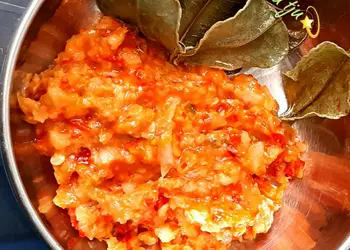 Resep Terbaik 47.Sambal kemiri Gurih Mantul