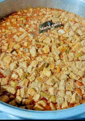 Foto resep Lontong lodeh tahu tempe cecek 100 porsi