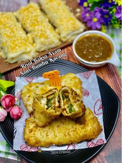 Foto resep Risol Bakso Ayam Saus Bumbu Kacang