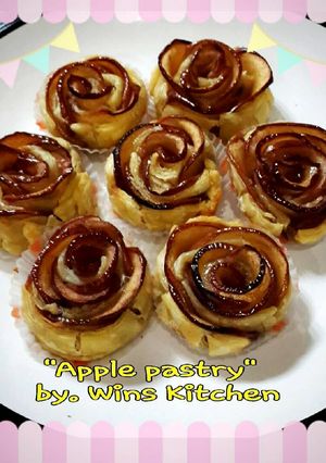 Foto resep pie apple rose