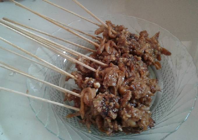 Cara Membuat Sate jamur Sederhana Dan Enak