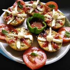 A picture of Khichhdi muffins.