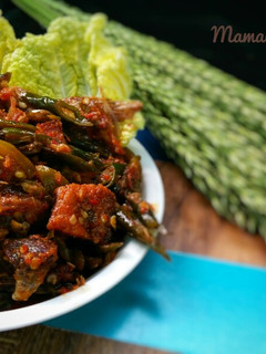 Foto resep Ikan asin cabe hijau