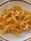 Macarrones sin gluten con sobrasada