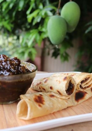 A picture of Raw Mango jam.