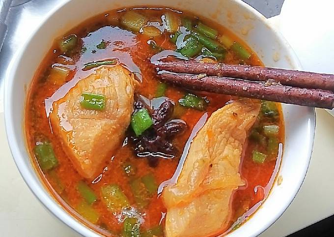 Recipe of Ultimate Sweet Non-spicy Curried Chicken Breast Stew