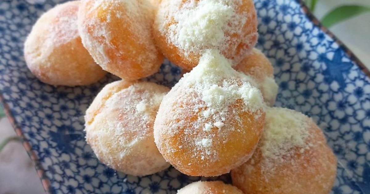 Resep Donat Kentang Mini Pops Topping Dancow Viral Oleh Priscasaa - Cookpad