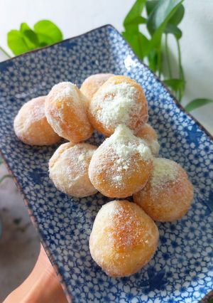 Foto resep Donat Kentang Mini Pops Topping Dancow Viral