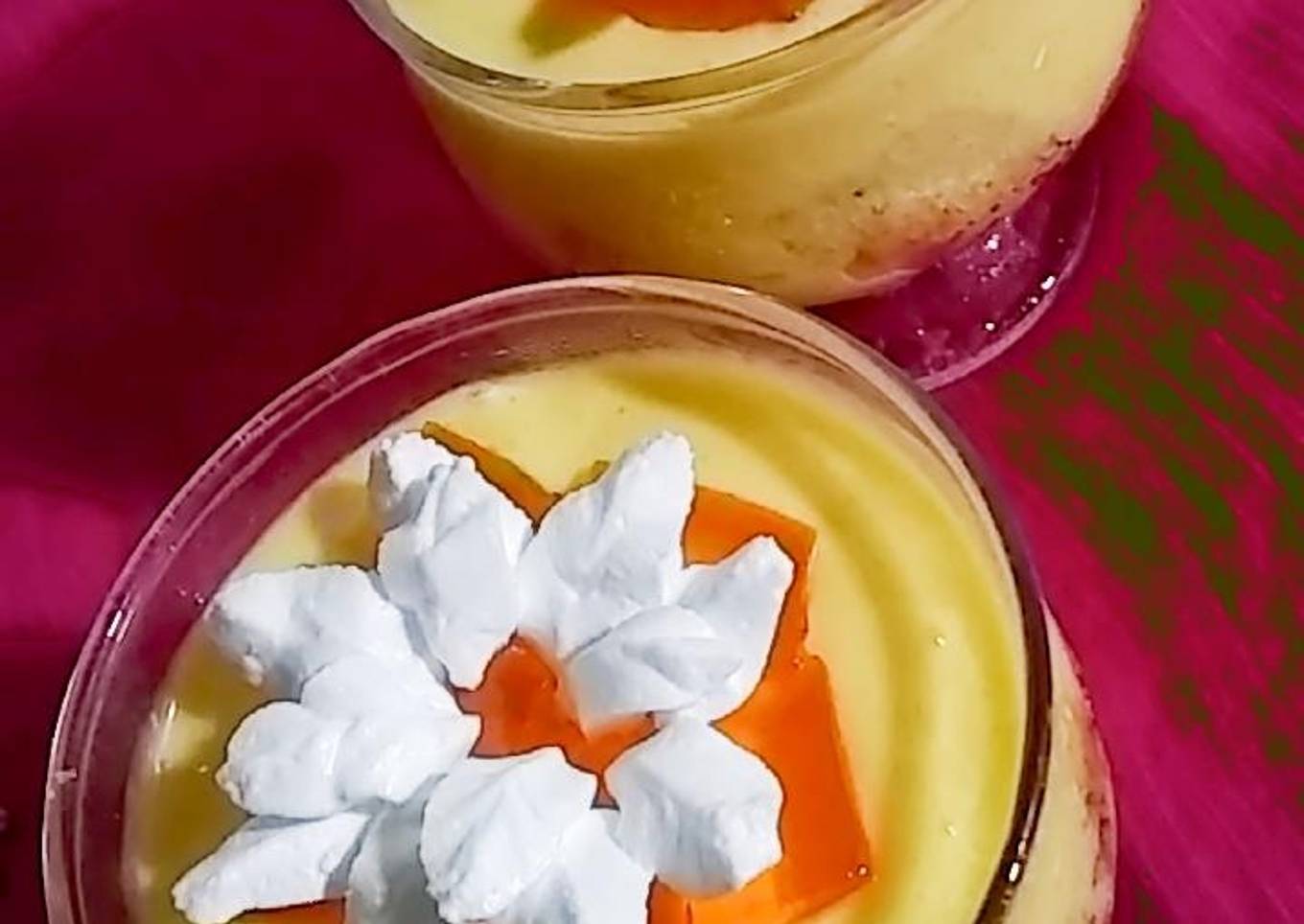 Tres leches Mango dessert