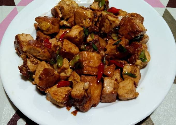 Tumis Tahu Telur Saus Tiram