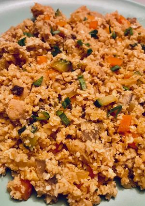Una foto de ‘Arroz’ frito de coliflor