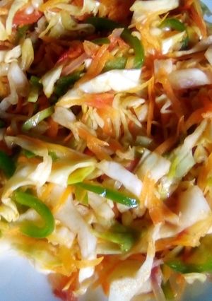 A picture of Fried cabbages.