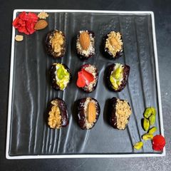 A picture of Stuffed dates.