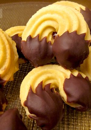 奧地利奶酥餅乾-奧地利 聖誕節傳統美食 *附:擠花分解動作 的食譜成品照片