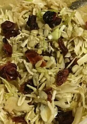 A picture of Ginger Dressing Coleslaw.