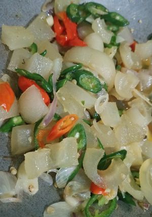Foto resep Tumis Kikil Cabe ijo