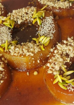 عکسی از دستور دسر کدو حلوایی با شیره