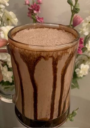 عکسی از دستور شیک موز و شکلات