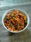 Tumis Ayam Jamur Isian Bacang