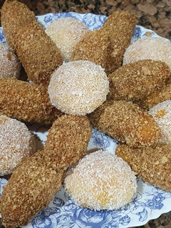 صورة لوصفة نوعين من الحلوى بدون بيض