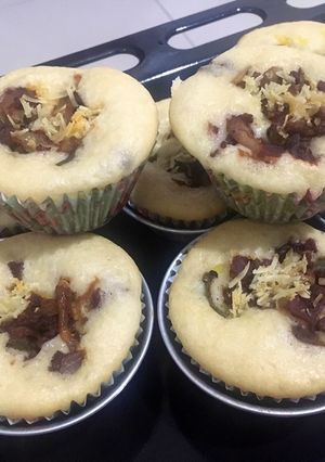 Foto resep Cup cake pizza simple