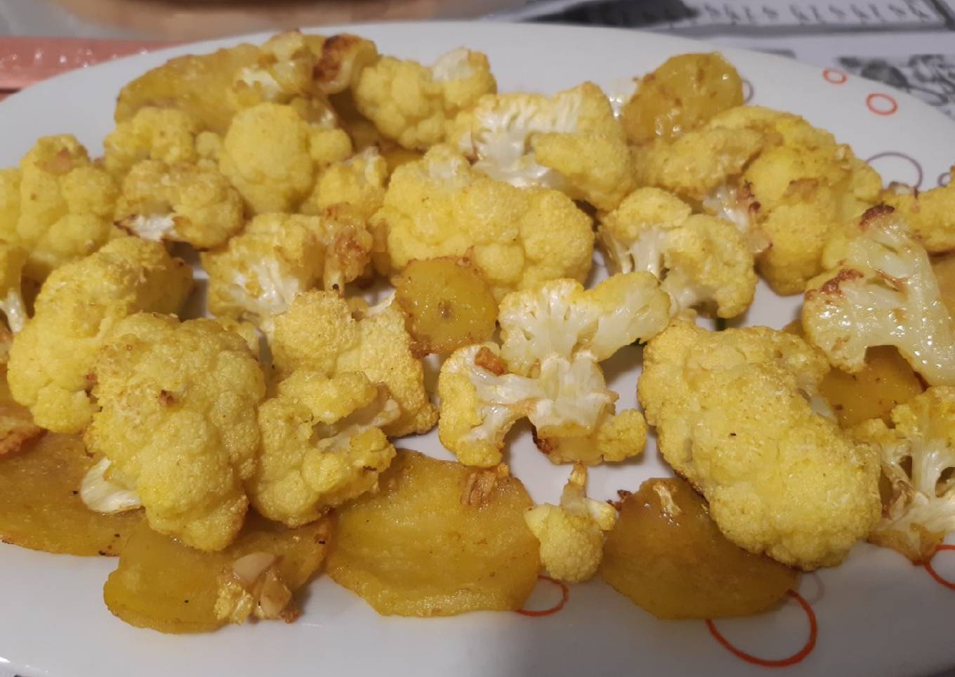 Coliflor al horno